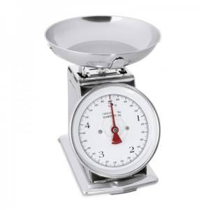 BALANCE DE CUISINE AVEC BOL ROND MAX. 5KG. acier inoxydable