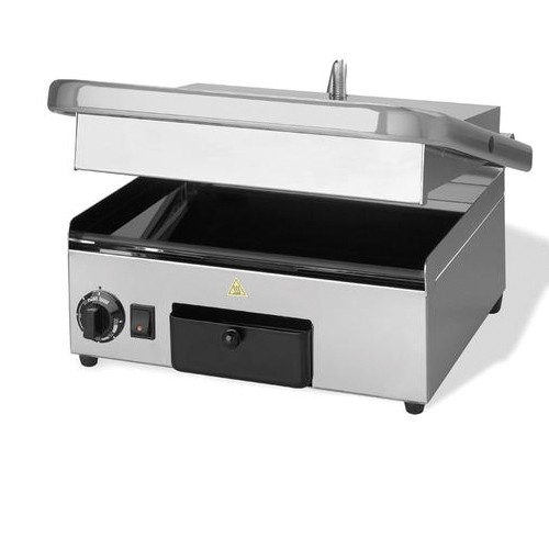 CONTACT GRILL KERAMISCH ENKEL GLAD AFM. 41X48X21CM. 230V/2100W MILAN-TOAST