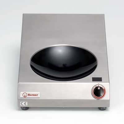 WOK INDUCTION BFW5 MODÈLE DE TABLE DIM. 40X65CM. HG. 12CM. 400V/5kW BERNER