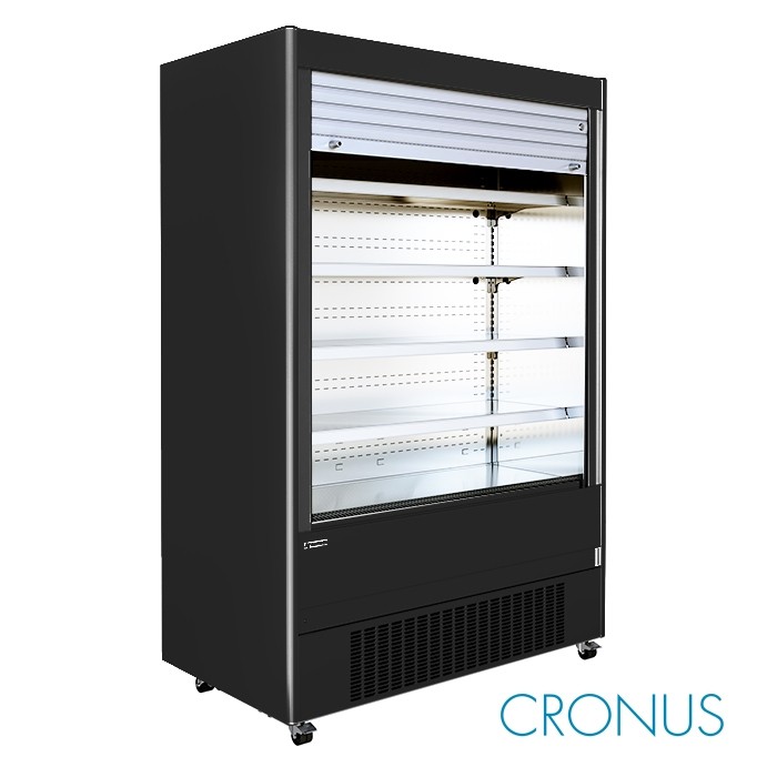 WANDKOELING CRONUS 806 KLEUR RAL9005 (ZWART) AFM. 86,6X74X199,4CM. VERRIJDBAAR 230V/1370W MAFIROL