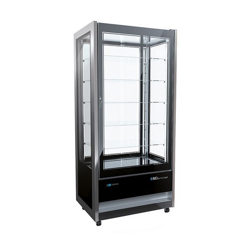 PANORAMA-KOELVITRINE CT 925 RV/TN AFM. 930X664X2010MM. 230V/650W NORDCAP