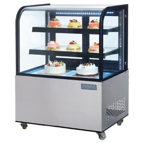 KOELVITRINE CG841 AFM. 91,5X72,5X127,5CM. 230V/850W POLAR