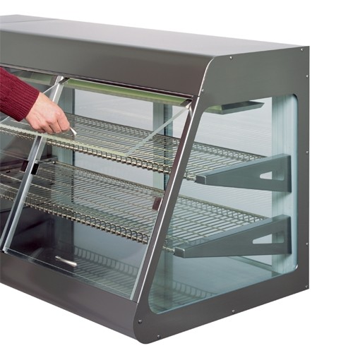 VITRINE RÉFRIGÉRATEUR BIG KLAXON PORTES DROITES DIM. 1302X620X640MM. 230V/320W