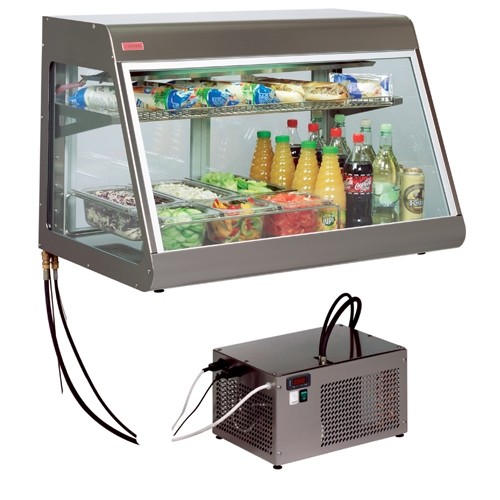 KOELVITRINE BIG HORN REMOTE KLEPJES AFM. 1005X620X640MM. 230V/200W