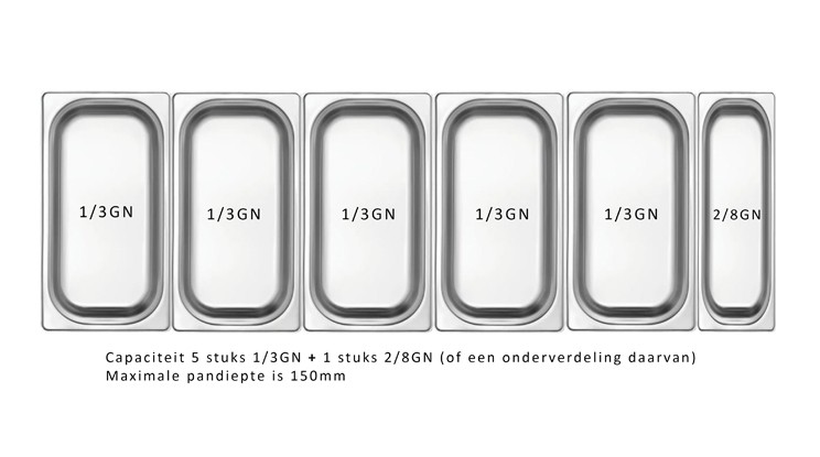 SALADIERE COLDLINE YP14/6NL 
1/3GN ZONDER DEKSEL