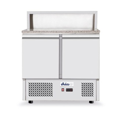 PIZZA SALADETTE TWEEDEURS AFM. 90X70X110CM. 230V/250W RVS