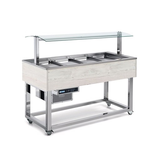 GASTROBUFFET ESSENCE 3X GN 1/1 AFM. 1169X650X1318MM. 230V/272W