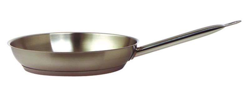 KOEKENPAN DIAM. 24CM. HG. 5CM. RVS 18/10 PRO-COOKING