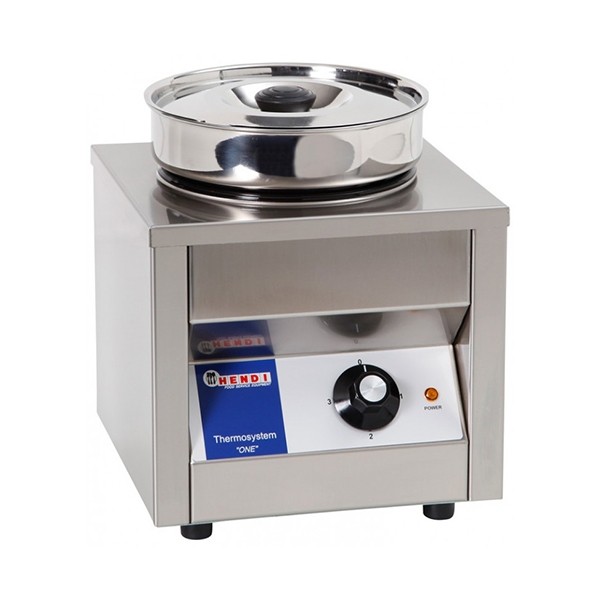 BAIN-MARIE HOT POT 1 PAN AFM. 26,5X26,5X24,5CM. INH. 4,2LTR. 230V/200W HENDI