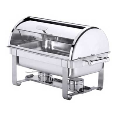 CHAFING DISH GN 1/1 ROLL-TOP INOX 18/10