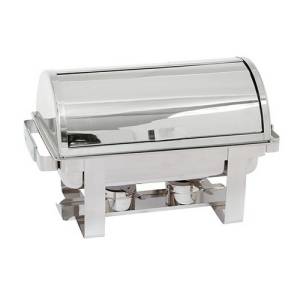 CHAFING DISH GN 1/1 AVEC COUVERCLE ROLL-TOP INOX 18/10 'BUFFET LINE' - CATERCHEF