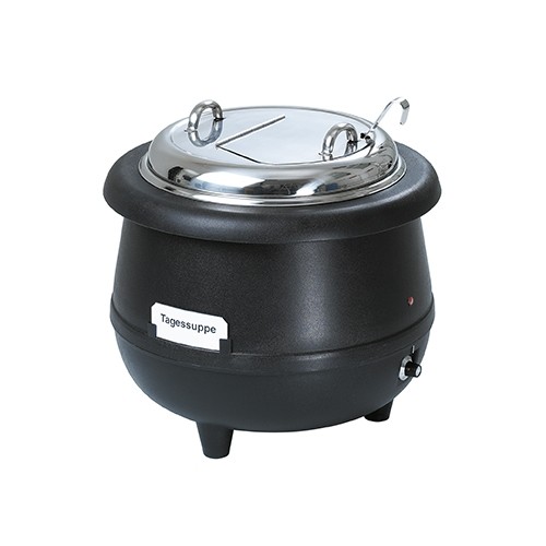 POT A SOUPE GOURMET, 10 L, NOIR DIMENSIONS 390X390X380MM. 230V/0.45KW BARTSCHER