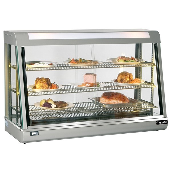 PRÉSENTOIR CHAUD DELI III DIM. 120X48X81CM. INH. 373LTR. 230V/2.2kW BARTSCHER