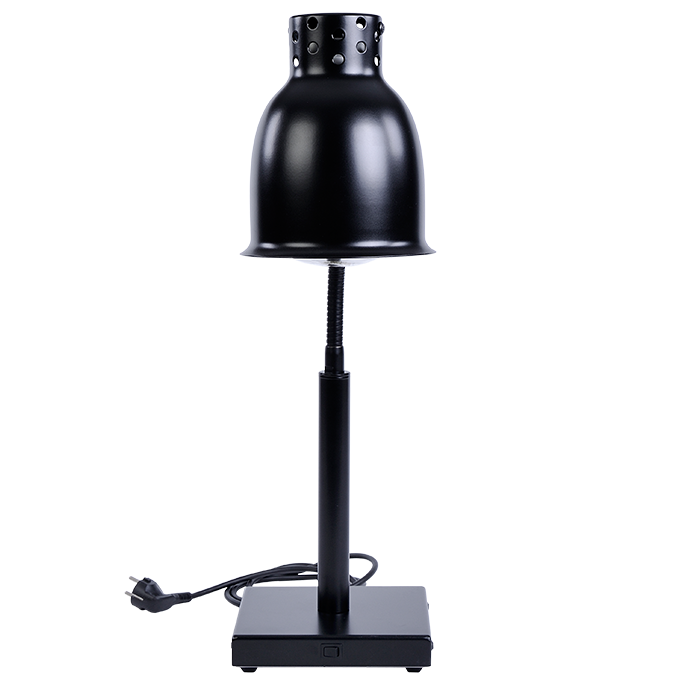 LAMPE CHAUFFANTE SUR SOCLE NOIR DIM. 20X20X70CM. 230V/250W SCHOLL