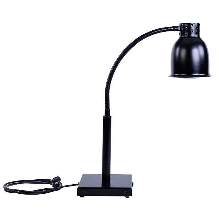 LAMPE CHAUFFANTE SUR SOCLE NOIR DIM. 20X20X70CM. 230V/250W SCHOLL