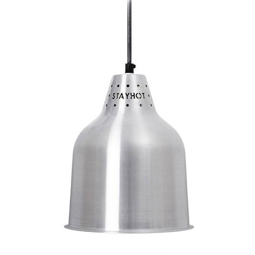 LAMPE CHAUFFANTE 1250-A DIAM 18CM. HG. 200CM. 230V/250W COULEUR ALUMINIUM RESTANT CHAUD