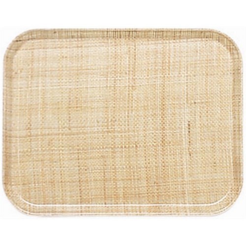 PLATEAU ROTIN 'CAMTRAY' DIM. 45.7X35.6CM. COULEUR 204 JUTE CAMBRO