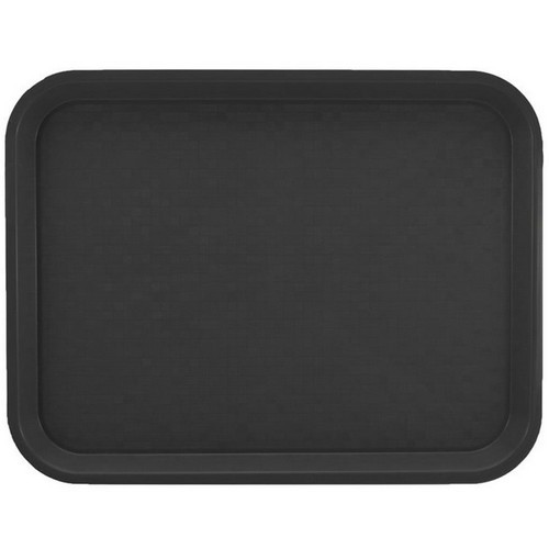 PLATEAU NOIR RECTANGULAIRE DIM. 46x36CM. ROLTEX