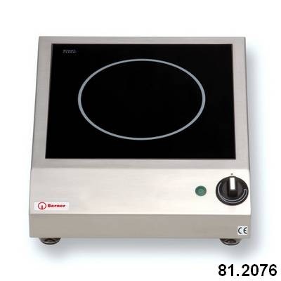 INDUCTIE KOOKPLAAT BM3.5 AFM. 34X42CM. HG. 10CM. 230V/3500W  BERNER