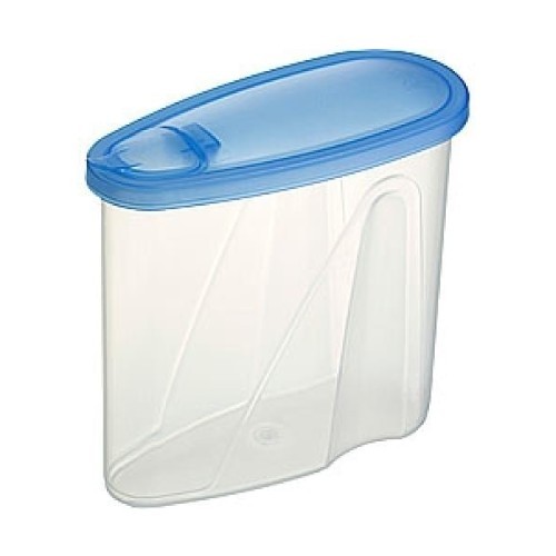 VOORRAADBUS/STROOIDOOS CLUB CUISINE INH. 1,8LTR. KLEUR TRANSPARANT/BLAUW SUNWARE