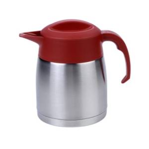 CRUCHE ISOTHERME EASYCLEAN DOUBLE PAROI INOX CONT. 1.6L. COULEUR ROUGE SANS IMPRIMÉ