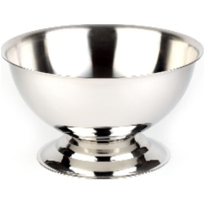 CHAMPAGNEBOWL DIAM. 37CM. HG. 24CM. RVS