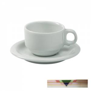 ESPRESSOKOP MARINA INH. 9CL. WIT M/DECOR VILA FLOR NOVA