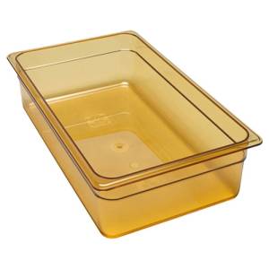 GASTRONORMBAK HOT-PAN ZONDER DEKSEL GN 1/1-150MM. DIEP KLEUR AMBER CAMBRO