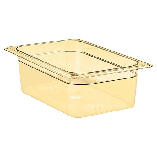 GASTRONORMBAK HOT-PAN ZONDER DEKSEL GN 1/2-100MM. DIEP KLEUR AMBER CAMBRO