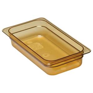 GASTRONORMBAK HOT-PAN ZONDER DEKSEL GN 1/3-65MM. DIEP KLEUR AMBER CAMBRO