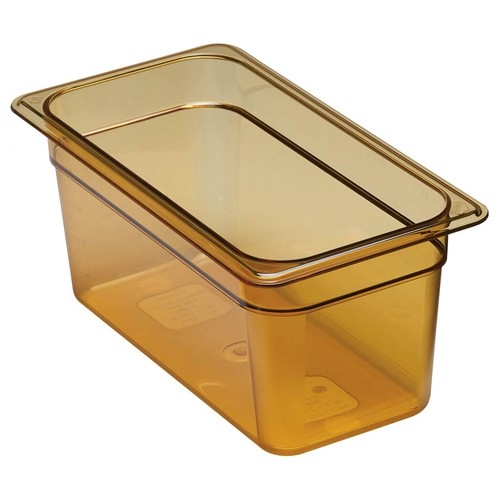 GASTRONORMBAK HOT-PAN ZONDER DEKSEL GN 1/3-150MM. DIEP KLEUR AMBER CAMBRO