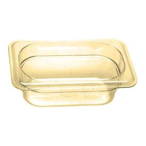 GASTRONORMBAK HOT-PAN ZONDER DEKSEL GN 1/9-65MM. DIEP KLEUR AMBER CAMBRO