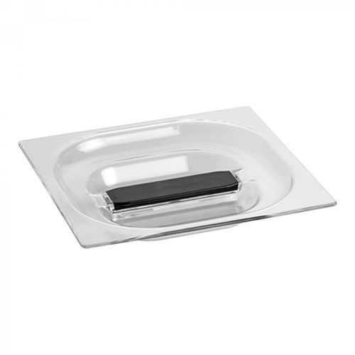 COUVERCLE GASTRONORM GN 1/6 PLASTIQUE TRANSPARENT POUR BACS UTZ GASTRONORM