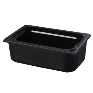 COLDMASTER GASTRONORMBAK GN 1/1 AFM. 53X32,5X(H)15CM. INH. 14,2 LTR. KLEUR ZWART KUNSTSTOF