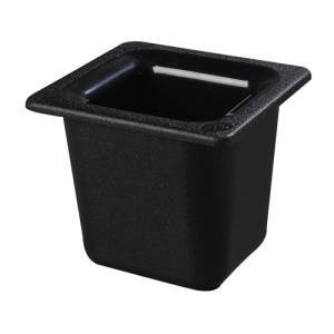 COLDMASTER GASTRONORMBAK GN 1/6 AFM. 17,6X16,2X(H)15CM. INH. 1,5 LTR. KLEUR ZWART KUNSTSTOF