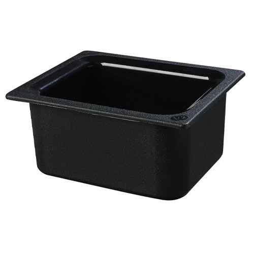 COLDMASTER GASTRONORMBAK GN 1/2 AFM. 32,5X26,5X(H)15CM. INH. 5,7 LTR. KLEUR ZWART KUNSTSTOF