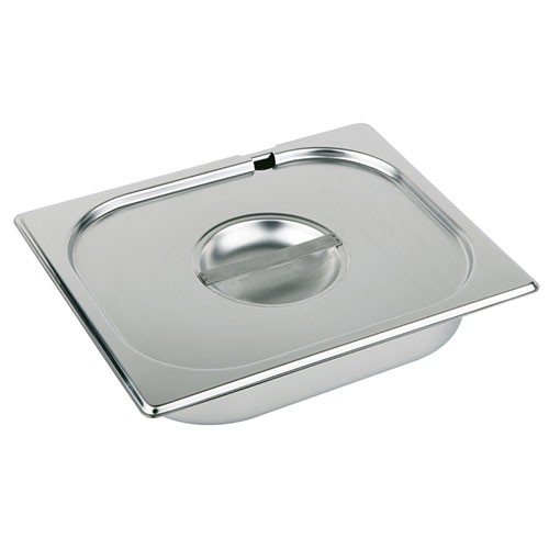 COUVERCLE GASTRONOR 2/3GN A/EMPLACEMENT CUILLERE INOX 18/10