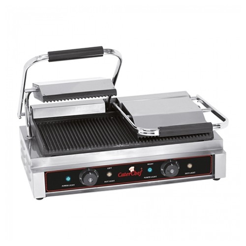 CONTACTGRILL AFM. 56,6X32,5X19,3CM. GIETIJZER