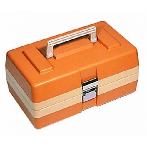 TRANSPORT-BOX MENUT DUO MAALTIJDCASETTE BOX AFM. 33,6X20CM. HGT.17CM. KUNSTSTOF KLEUR GEEL/BEIGE