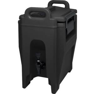 ULTRA CAMTAINER UC250 MET NO DIP KRAAN INH. 10,4 LITER AFM. 42,5X30CM. HGT.50CM.  KLEUR BLACK CAMBRO