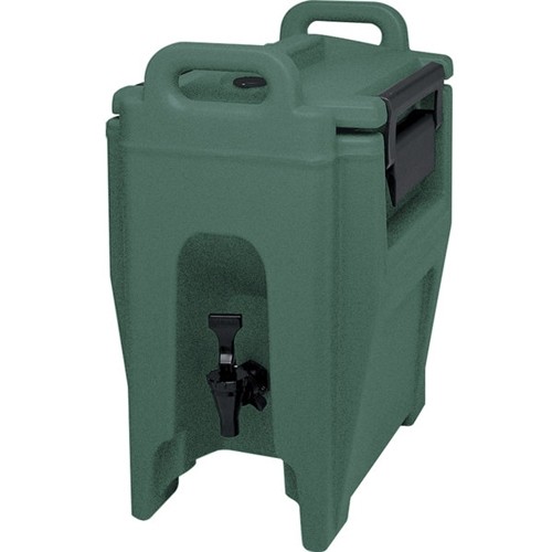 ULTRA CAMTAINER UC250 MET NO DIP KRAAN INH. 10,4 LITER AFM. 42,5X30CM. HGT.50CM.  KLEUR GRANITE GREEN CAMBRO