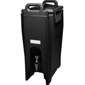 ULTRA CAMTAINER UC500 MET NO DIP KRAAN INH. 19,9 LITER AFM. 42,5X30CM. HGT. 68CM.  KLEUR BLACK CAMBRO