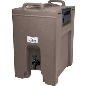 ULTRA CAMTAINER UC1000 MET NO DIP KRAAN INH. 39,7 LITER AFM. 52X41,5CM. HGT.65,5CM. KLEUR GRANITE SAND CAMBRO