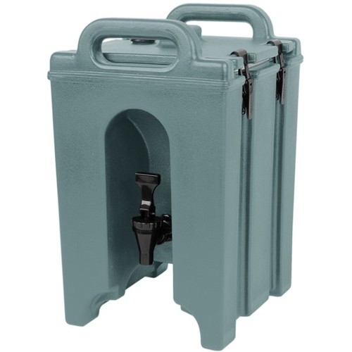 CAMTAINER 100LCD MET NO DIP KRAAN INH. 5,7 LITER AFM. 29X26,5CM. HGT.44CM. KLEUR SLATE BLUE CAMBRO