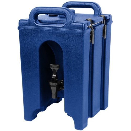 CAMTAINER 100LCD MET NO DIP KRAAN INH. 5,7 LITER AFM. 29X26,5CM. HGT.44CM. KLEUR NAVY BLUE CAMBRO