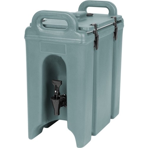 CAMTAINER 250LCD MET NO DIP KRAAN INH. 9,4 LITER AFM. 42X23CM. HGT.47CM. KLEUR SLATE BLUE CAMBRO