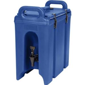 CAMTAINER 250LCD MET NO DIP KRAAN INH. 9,4 LITER AFM. 42X23CM. HGT.47CM. KLEUR NAVY BLUE CAMBRO