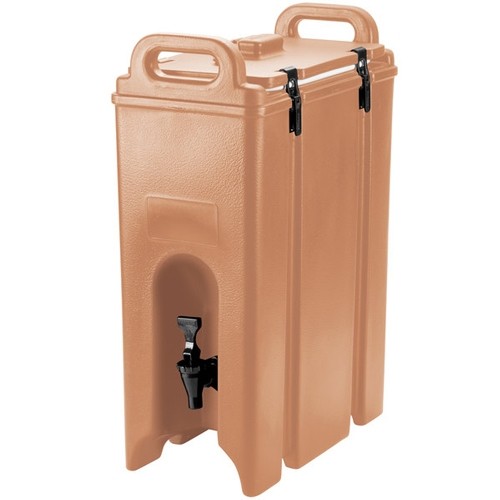 CAMTAINER 500LCD MET NO DIP KRAAN INH. 18 LITER AFM. 42X23CM. HGT.62CM. KLEUR COFFEE BEIGE CAMBRO