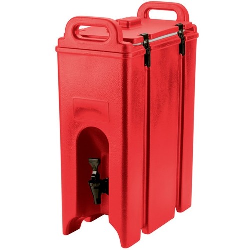 CAMTAINER 500LCD SANS ROBINET DIP CONT. DIMENSIONS 18 LITRES 42X23CM. HGT.62CM. COULEUR ROUGE CHAUD CAMBRO