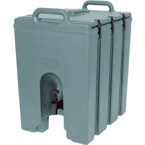 CAMTAINER 1000LCD MET NO DIP KRAAN INH. 44,4 LITER AFM. 53X41,5CM. HGT. 63CM. KLEUR SLATE BLUE CAMBRO